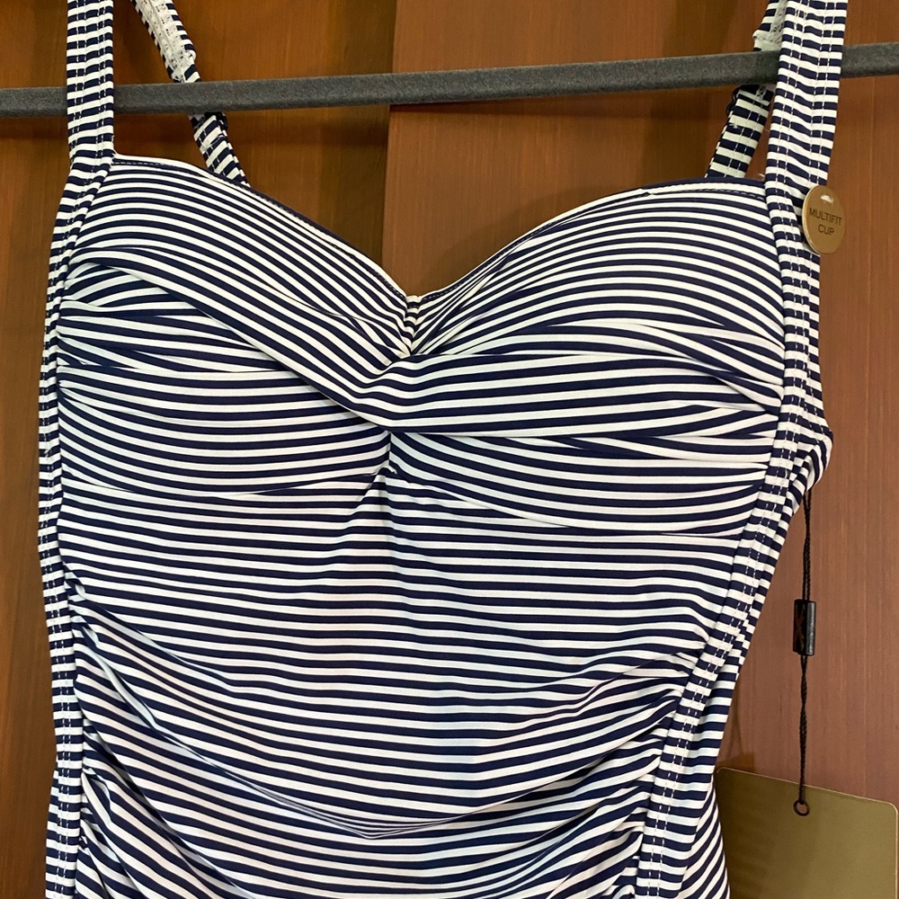 NWT NipTuck striped swimsuit - Picture 3 of 8